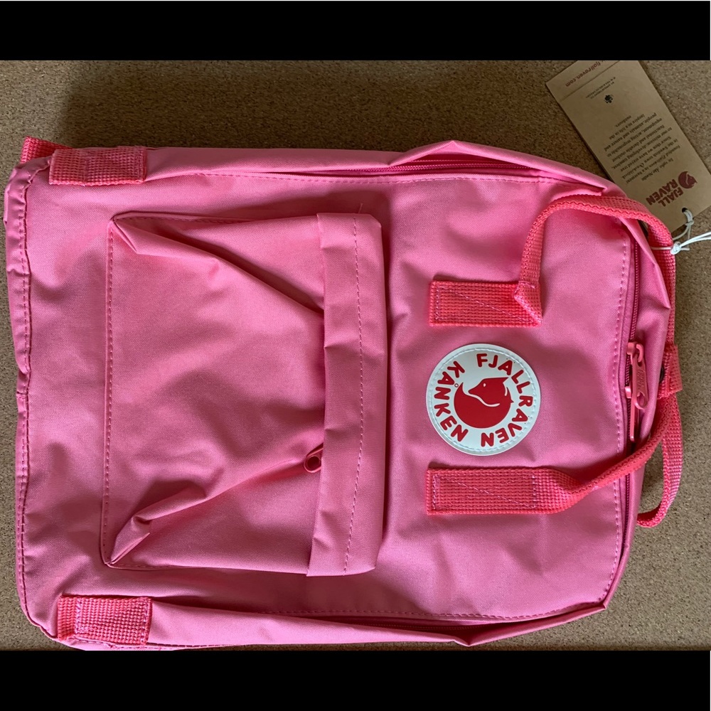 Pink Fjallraven Kanken Backpack